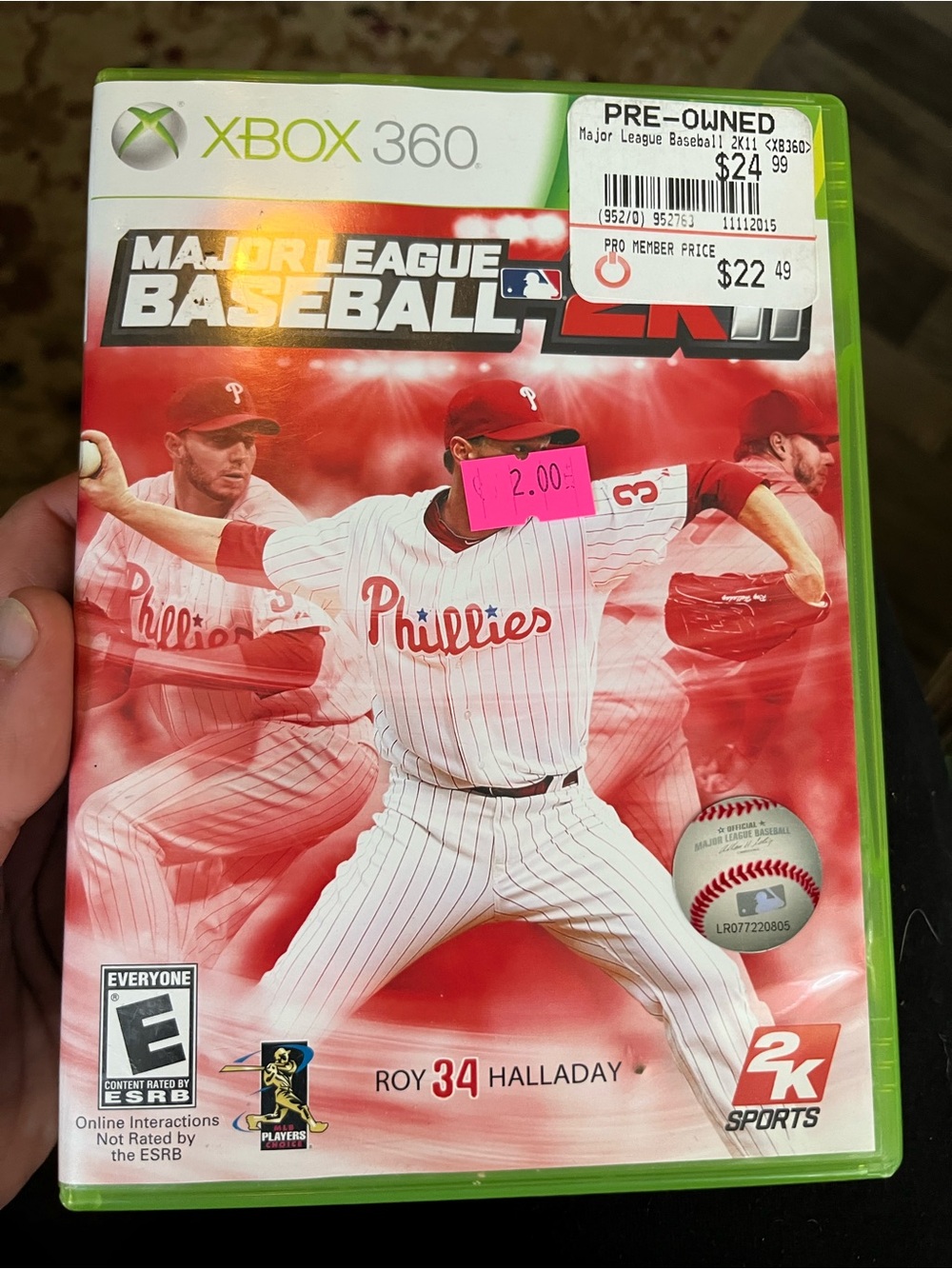 Major League Baseball 2K11 (2011) Microsoft Xbox 360 Sports Game Complete in Box